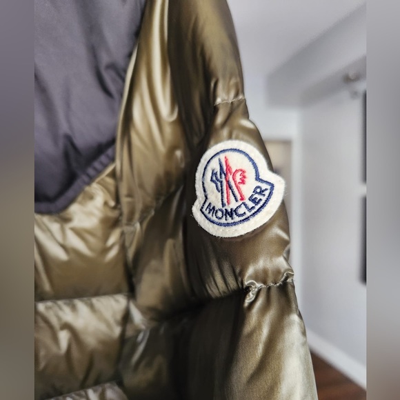 Moncler Khaki Silvere Down Jacket - Picture 4 of 7